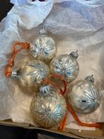 Uniek setje antieke kerstballen west duitsland, Diversen, Kerst, Ophalen of Verzenden, Zo goed als nieuw
