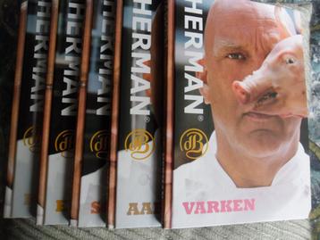 5 kookboeken Herman den Blijker beschikbaar voor biedingen