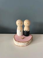 Bruidspaar, cadeau bruiloft, pegdolls, Ophalen of Verzenden, Nieuw