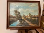Olieverf schilderij gesigneerd J. Kok, Ophalen of Verzenden