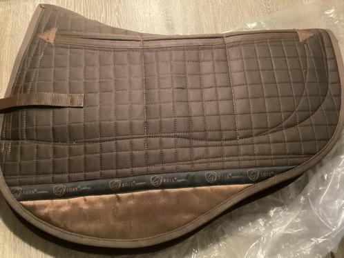Edix Tiamo western pad roundskirt, bruin, maat S, Dieren en Toebehoren, Paarden en Pony's | Dekens en Dekjes, Nieuw, Dekje, Ophalen of Verzenden