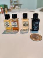 Setje van 4 Chanel miniaturen samples No 5, Cristalle, Verzamelen, Parfumverzamelingen, Ophalen of Verzenden, Zo goed als nieuw