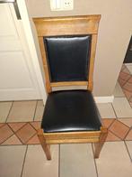 4 eetkamer stoelen., Huis en Inrichting, Stoelen, Ophalen, Zwart, Hout, Vier