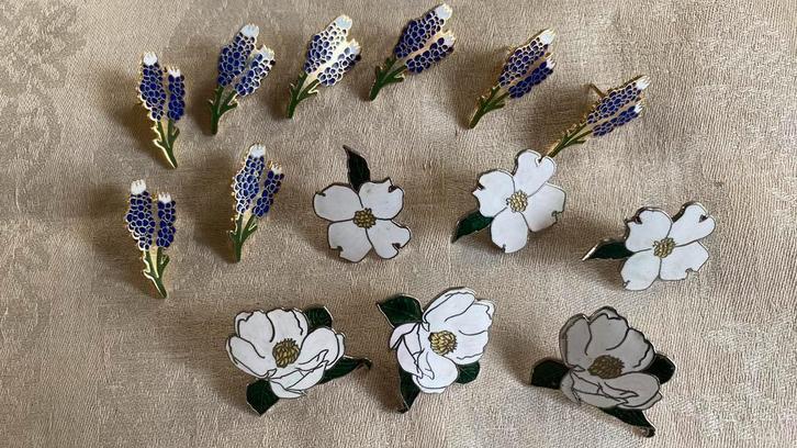 14 pins (zonder sluiting), Verzamelen, Speldjes, Pins en Buttons, Zo goed als nieuw, Overige onderwerpen, Ophalen of Verzenden