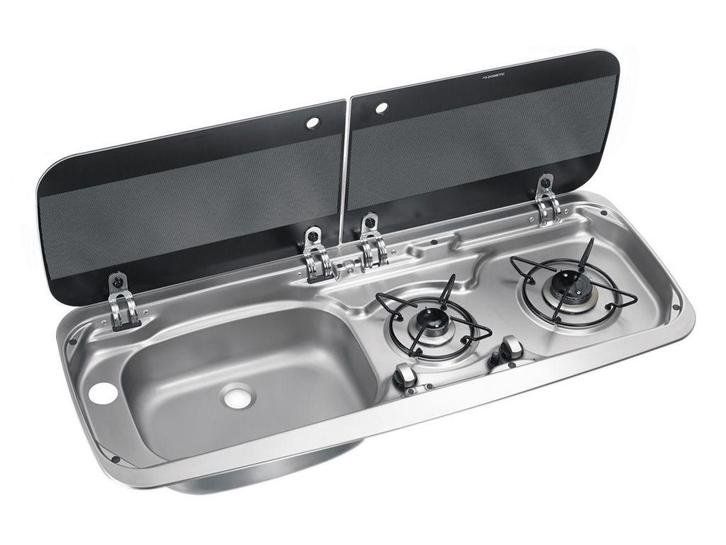 Dometic Kookplaat met Wasbak Combi - 9222L OP=OP, Caravans en Kamperen, Camper-accessoires, Nieuw, Ophalen of Verzenden