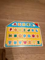 Grote houten letter puzzel zgan, Ophalen of Verzenden, Zo goed als nieuw