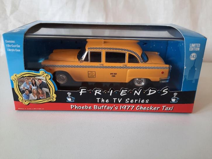 Greenlight Phoebe Buffoy 1977 Checker Taxi – 1:43 – met doos, Hobby en Vrije tijd, Modelauto's | 1:43, Zo goed als nieuw, Auto