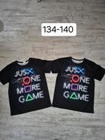 Tshirts mt 134-140 (tweeling), Ophalen of Verzenden, Zo goed als nieuw, Jongen, Shirt of Longsleeve