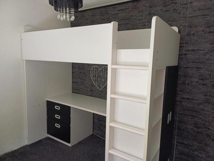 Ikea Smastad hoogslaper, Huis en Inrichting, Slaapkamer | Stapelbedden en Hoogslapers, Gebruikt, Hoogslaper, 90 cm, 200 cm, Eenpersoons