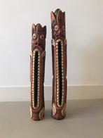 Afrikaanse houten beelden, Antiek en Kunst, Kunst | Beelden en Houtsnijwerken, Ophalen of Verzenden