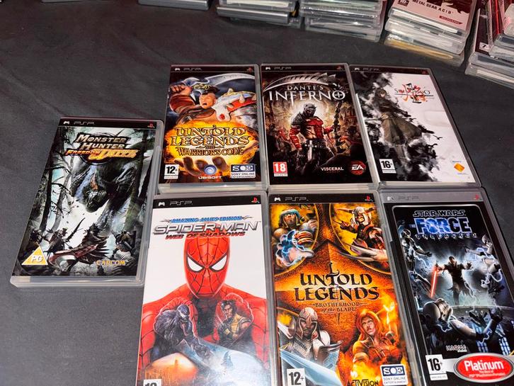 Psp games, Spelcomputers en Games, Games | Sony PlayStation Portable, Zo goed als nieuw, Avontuur en Actie, 1 speler, Vanaf 3 jaar