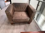 Comfortabele fauteuil - 102cm breed, Ophalen, Gebruikt, Leer, 75 tot 100 cm