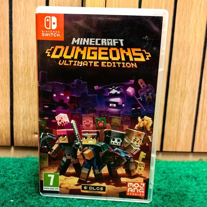 Minecraft Dungeons Ultimate Edition Nintendo Switch, Spelcomputers en Games, Spelcomputers | Nintendo Switch, Zo goed als nieuw