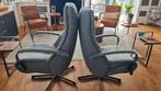 2 Umberto Tan Relaxstoelen - Electrisch & Stof, Huis en Inrichting, Fauteuils, Ophalen, 75 tot 100 cm, Zo goed als nieuw, Metaal