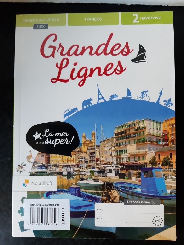 Grandes Lignes 2 Havo/VWO flex cahier d'activités A en B, Ophalen of Verzenden, Nieuw, Overige niveaus, Frans