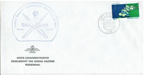 Mi 01 Nederland 0972 Korps Commando v. Nassau Roosendaal, Postzegels en Munten, Brieven en Enveloppen | Nederland, Envelop, Ophalen of Verzenden