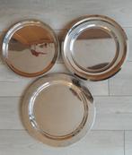 3 RVS serveerschalen, ideaal voor de jaarwisseling, Ophalen of Verzenden, Gebruikt
