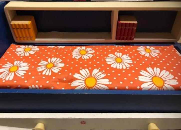 Vintage poppenbedje uit de jaren 70, Kinderen en Baby's, Speelgoed | Poppen, Gebruikt, Overige typen, Ophalen of Verzenden