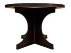 Vintage ronde eettafel jaren 70 space age design, Gebruikt, Vintage, Vintage eettafel, Overige houtsoorten