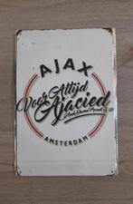 Metalen wandbord Ajax, Verzamelen, Ophalen of Verzenden, Nieuw, Ajax, Overige typen