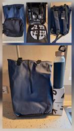 Koelrugtas met picknickset voor 2 personen, Ophalen of Verzenden, Nieuw, Blauw, Overige typen