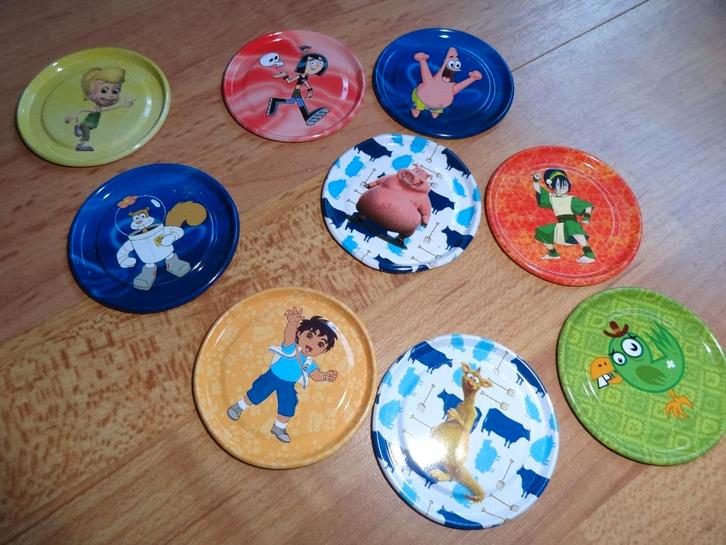 schijfjes avatar Barnyard Diego el tigre Sponge Bob Phantom, Verzamelen, Film en Tv, Zo goed als nieuw, Foto of Kaart, Ophalen of Verzenden