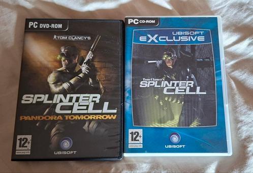 Splinter Cell PC Games - Klassiekers!, Spelcomputers en Games, Games | Pc, Gebruikt, Shooter, Vanaf 12 jaar, Ophalen of Verzenden