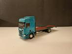 Tekno scania N.G. 4x2 bakwagen met vlake laadvloer, Hobby en Vrije tijd, Modelauto's | 1:50, Ophalen of Verzenden, Gebruikt, Bus of Vrachtwagen