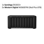Synology DS1815+ & 5x Western Digital WD60EFRX Red Plus 30TB, Ophalen, Zo goed als nieuw