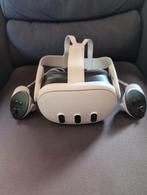 Meta Quest 3 128GB met 5m linkkabel en kabel beheer voor dak, Spelcomputers en Games, Virtual Reality, Ophalen of Verzenden, Zo goed als nieuw