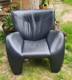 Design fauteuil Leolux Echnaton, Ophalen, Leolux, Leer