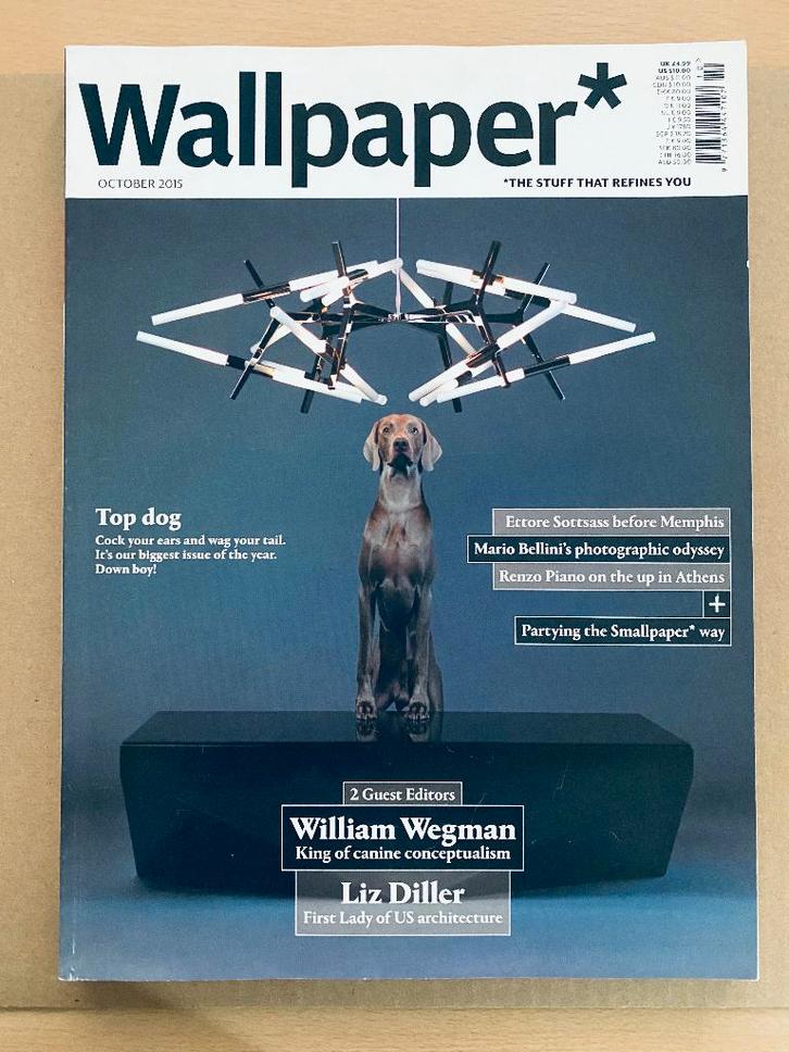 Wallpaper Magazine (UK) 199 - Oktober 2015, Boeken, Tijdschriften en Kranten, Zo goed als nieuw, Glossy, Ophalen of Verzenden
