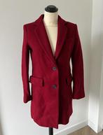 ZGAN lang rood Zara overjas winter jas dames XS 34 36 mantel, Zara, Ophalen of Verzenden, Zo goed als nieuw, Maat 34 (XS) of kleiner