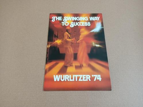 Folder: Wurlitzer Atlanta/ Lyric/3800/1050/ Torock (1974), Verzamelen, Automaten | Jukeboxen, Gebruikt, Wurlitzer, Verzenden