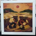 Nest MARTENS, de oogst, Antiek en Kunst, Kunst | Schilderijen | Klassiek, Ophalen of Verzenden