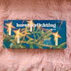 Vintage kerstverlichting kaars 16 lampjes met klem, Ophalen of Verzenden, Zo goed als nieuw