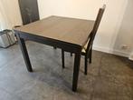 Ikea tafel en 4 stoelen, Huis en Inrichting, Tafels | Eettafels, Ophalen, Gebruikt, 50 tot 100 cm, Vierkant