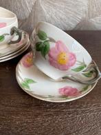 Vintage Engelse kopjes en schoteltjes | set van 6, Ophalen of Verzenden