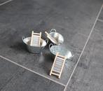Wastobbe met wasbord miniatuur nieuw 1:12, Ophalen of Verzenden, Nieuw, Decoratie