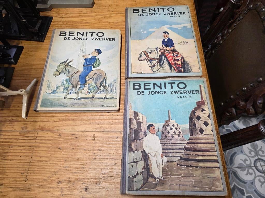 Benito de jonge zwerver 3 deeltjes, Ophalen of Verzenden, Gelezen, NV Paul C. Kaiser, Plaatjesalbum