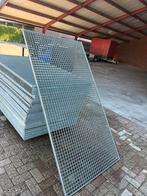 Ijzeren roosters, looproosters, gegalvaniseerd, Ophalen, Zo goed als nieuw, IJzer