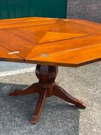 Bijzondere vintage Schuitema tafel ingekegd hout, Ophalen, Gebruikt, Vintage Schuitema tafel eettafel art nouveau, 150 tot 200 cm