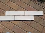 Wandtegel 7,6x30x8 White glossy, Ophalen, Minder dan 20 cm, Zo goed als nieuw, Minder dan 5 m²