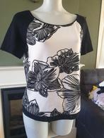 Expresso zwarte ecru dikke top / trui 38 M Gratis Verzenden, Kleding | Dames, Maat 38/40 (M), Zwart, Zo goed als nieuw, Korte mouw