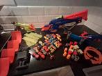 Nerf Nitro set met auto's en accessoires nette staat, Ophalen of Verzenden, Gebruikt, Jongen of Meisje
