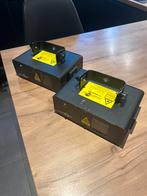 Laserworld EL-400RGB Mk2 Lasers - Set van 2, Ophalen of Verzenden, Gebruikt, Laser, Geluidgestuurd