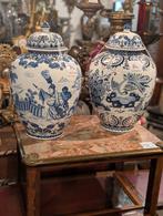 2 grote oosterse Sier potten 44 cm hoog €85 per stuk, Ophalen