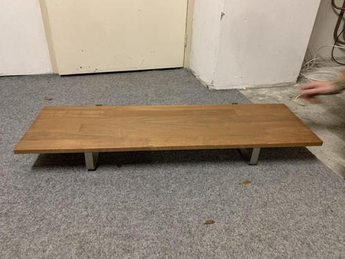 Houten kapstok met metalen beugels - stijlvol en stevig, Huis en Inrichting, Woonaccessoires | Kapstokken, Gebruikt, Wandkapstok