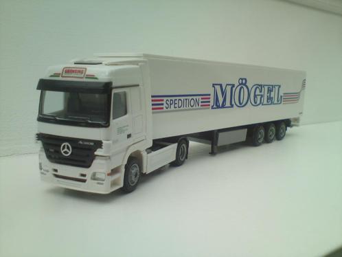 AWM Mercedes Actros Wernsing / spedition Mogel koeloplegger, Hobby en Vrije tijd, Modelauto's | 1:87, Zo goed als nieuw, Bus of Vrachtwagen