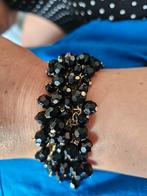 Zwarte Kralen Armband, Overige materialen, Zwart, Ophalen of Verzenden, Zo goed als nieuw
